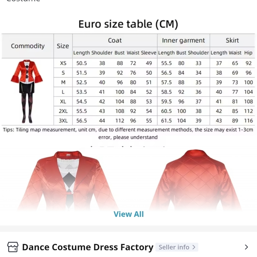 2024 Halloween Costume For Women Harleyqueen Cosplay Jacket Coat Uniform Suit La - Picture 8 of 8
